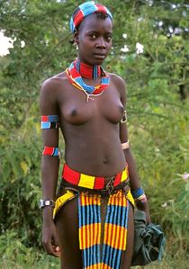 Topless african women baring their breasts