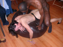 Interracial swinger group sex big black dick double penetration