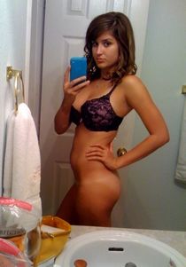 Hot brunette teen (18+) in this amazing beginners wife photo.