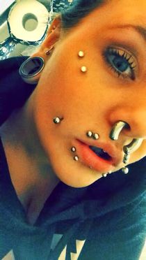 Women with huge septums tats n piercings