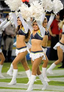 San Diego Chargers cheerleaders SD Charger Girls