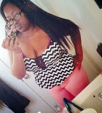 The lady with glasses doing some hot selfie in the bathroom, black bbw, selfies, amateur