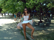 Nude 18yo girl tourist in Crimea
