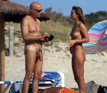 Mature couples nudists in public places in different countries
