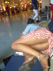 Voyeurism is alive in well at an airport near you!.