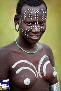 Naked tribe women, black african women topless