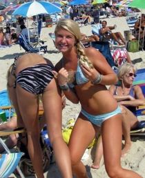 Funny sexy teen girls from european beaches
