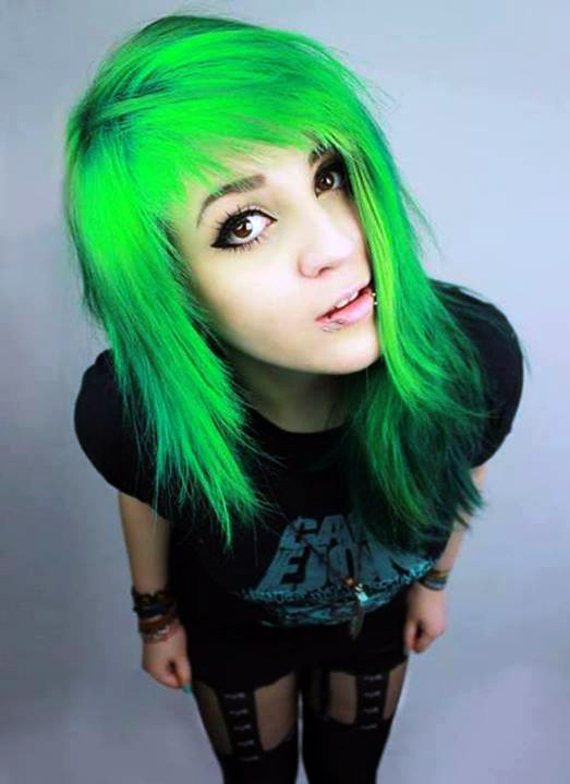 Green Haired Porn - Amateur porn: Green hair..